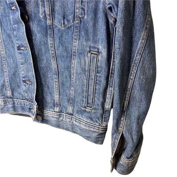 Everlane The Denim Jacket Blue Button Down Classic Jean Jacket Size XS - Picture 7 of 10